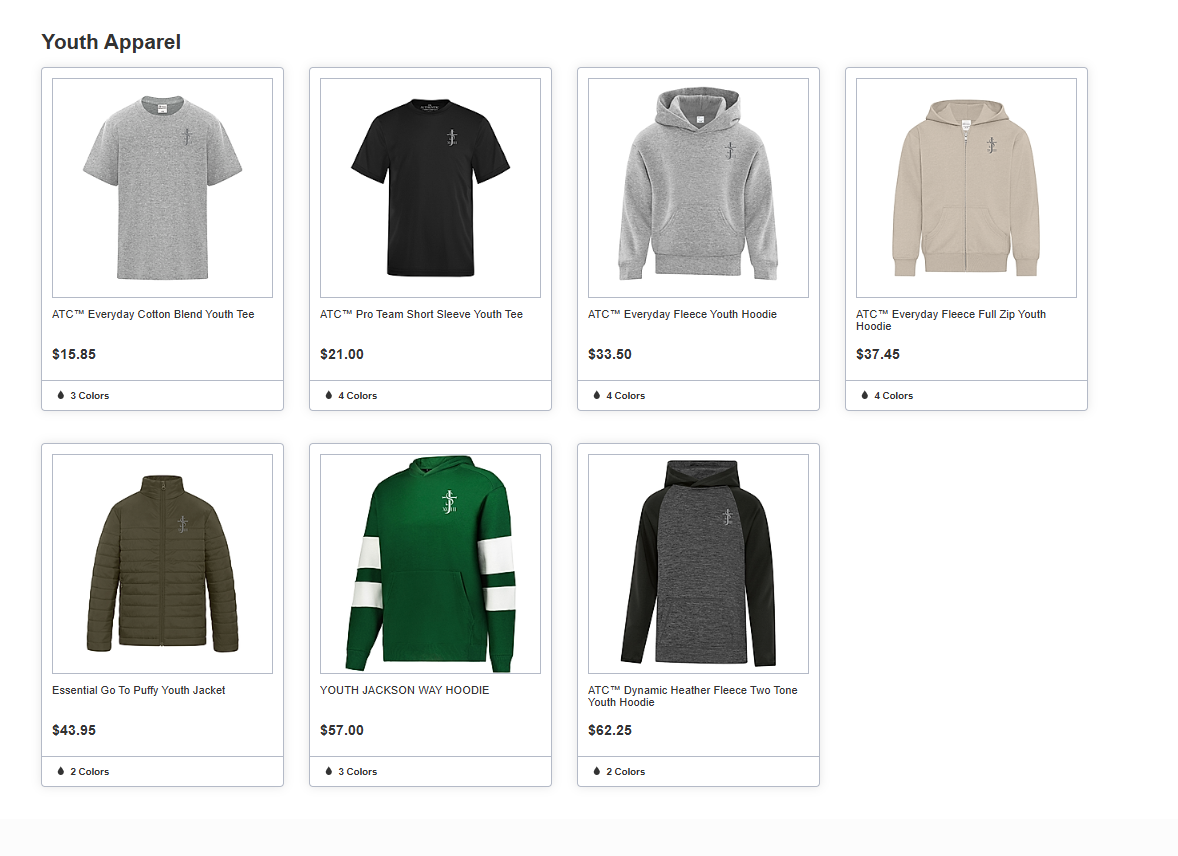 Youth Apparel